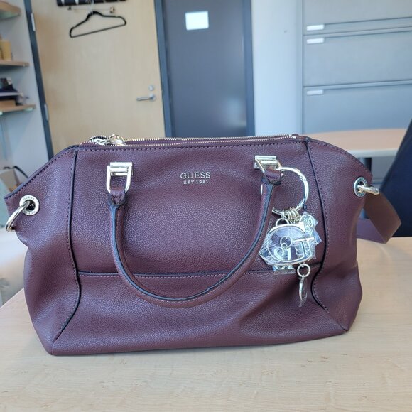 GUESS Women's Lila Status Satchel Bag - Picture 1 of 14